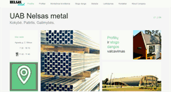 Desktop Screenshot of nelsasmetal.lt